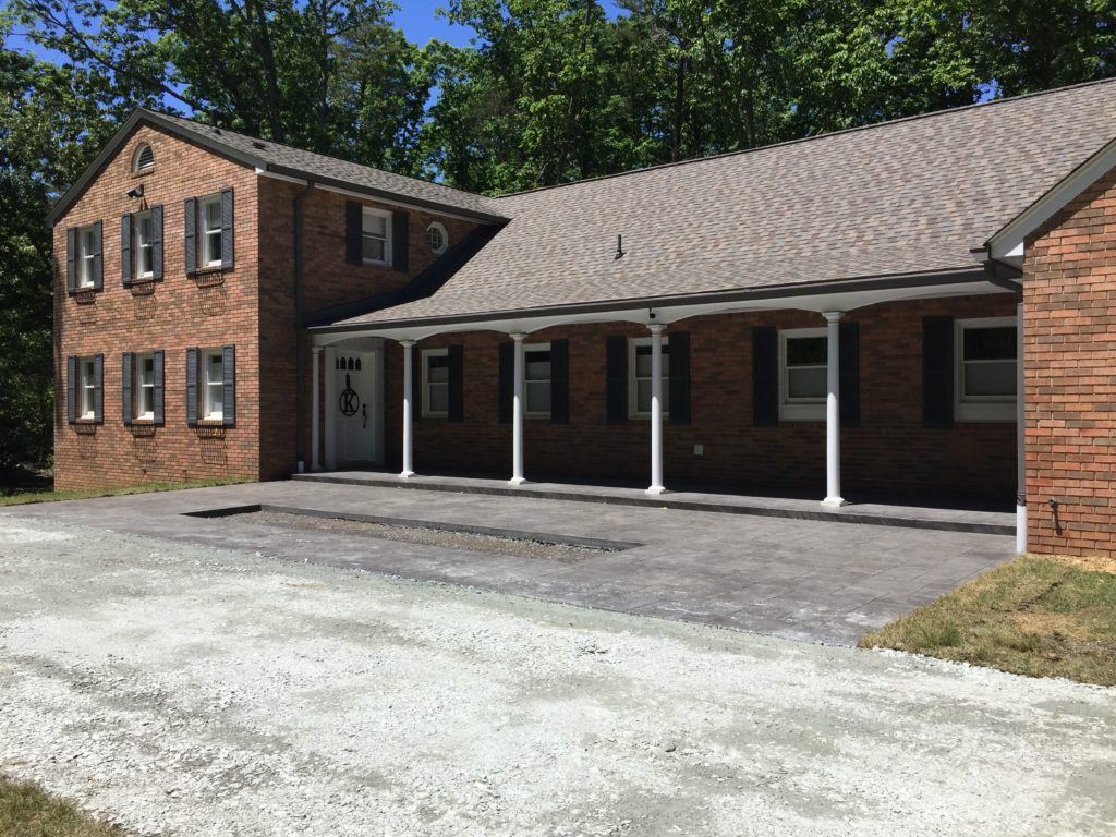 Maryland Stamped Concrete Patio Project Katz Residence Schneider Contracting